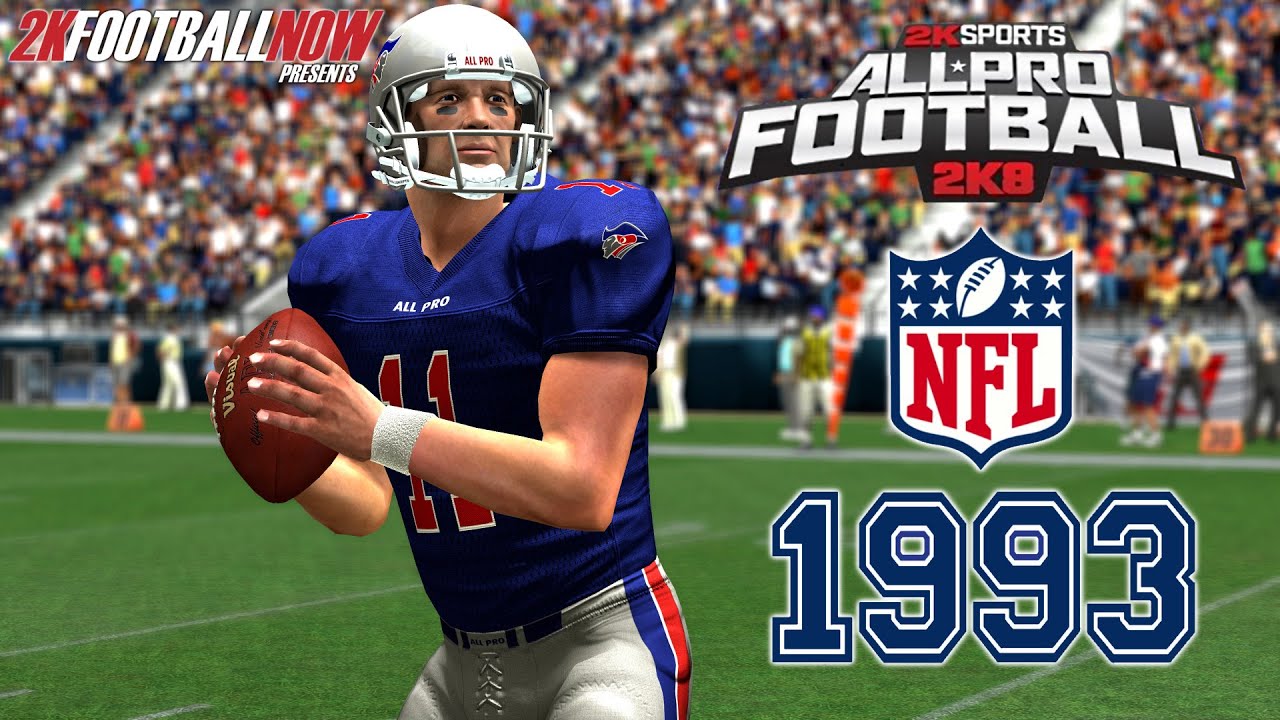 All Pro Football 2K8 - 1993 New England Patriots Vs Indianapolis Colts