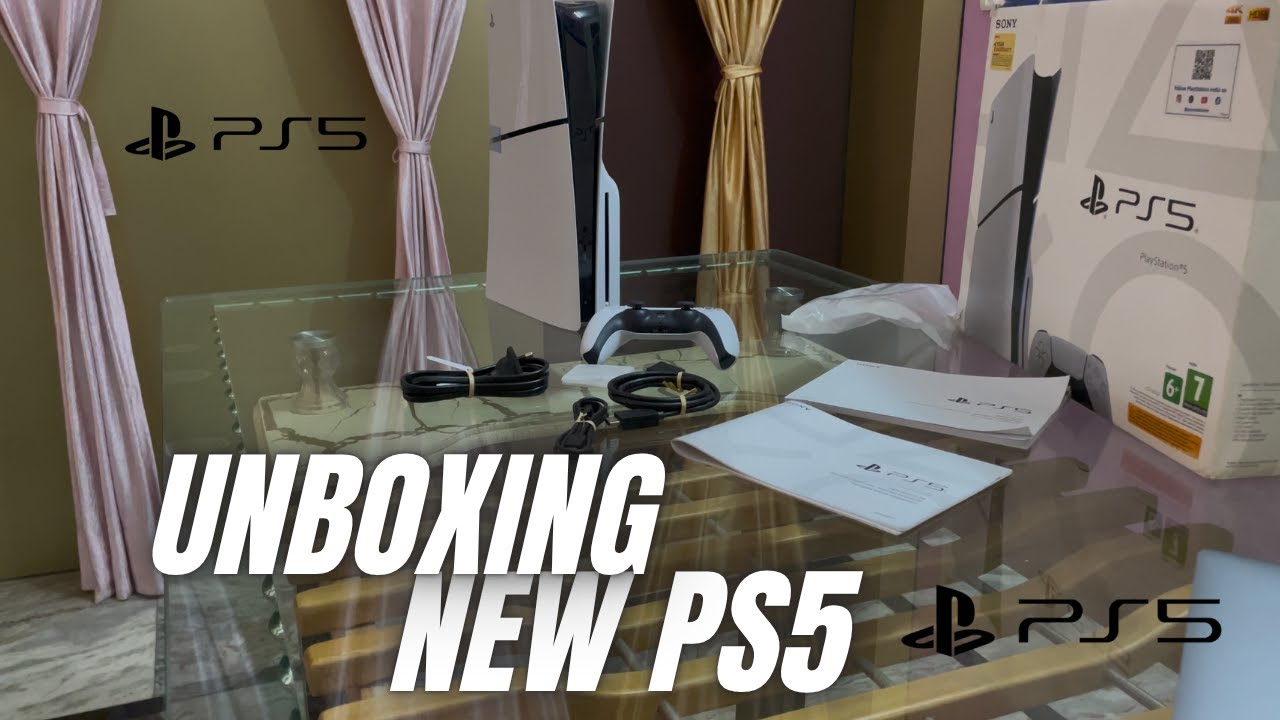 Unboxing The New PS5 - Sony PlayStation5 Gaming Console 2025