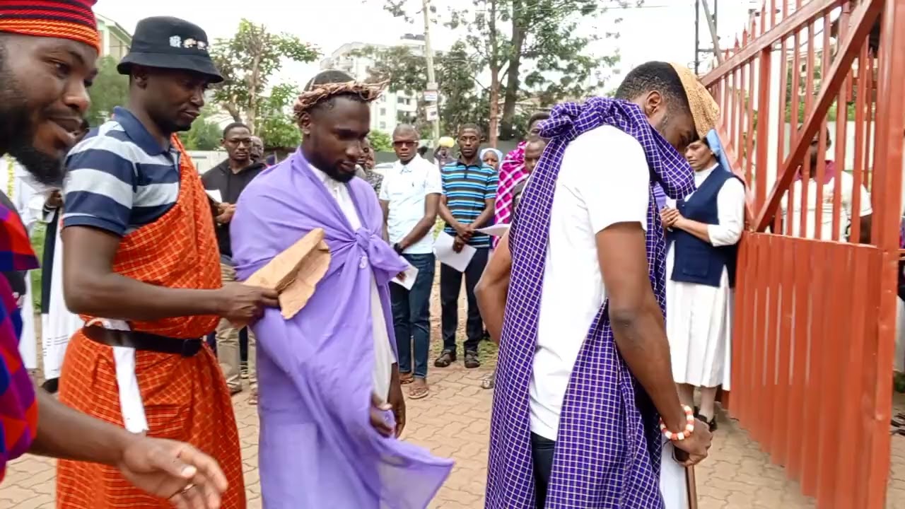 How Mill Hill Missionary Seminarians beautifully acted the Stations of the Cross