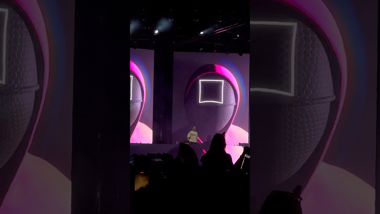 Zedd Vancouver Performance 2025 #musicfestival #squidgame