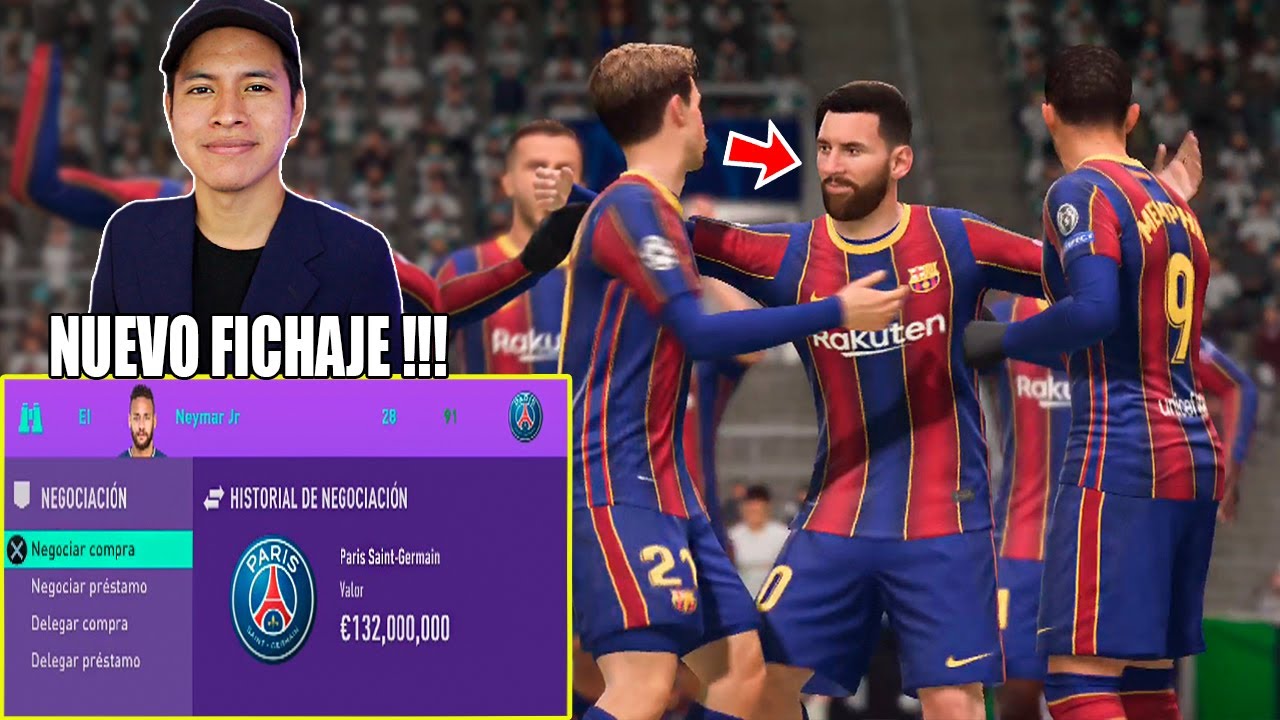 EL BARCELONA QUE TODOS QUEREMOS.. *Fichamos a NEYMAR* 😍 *MODO CARERRA*