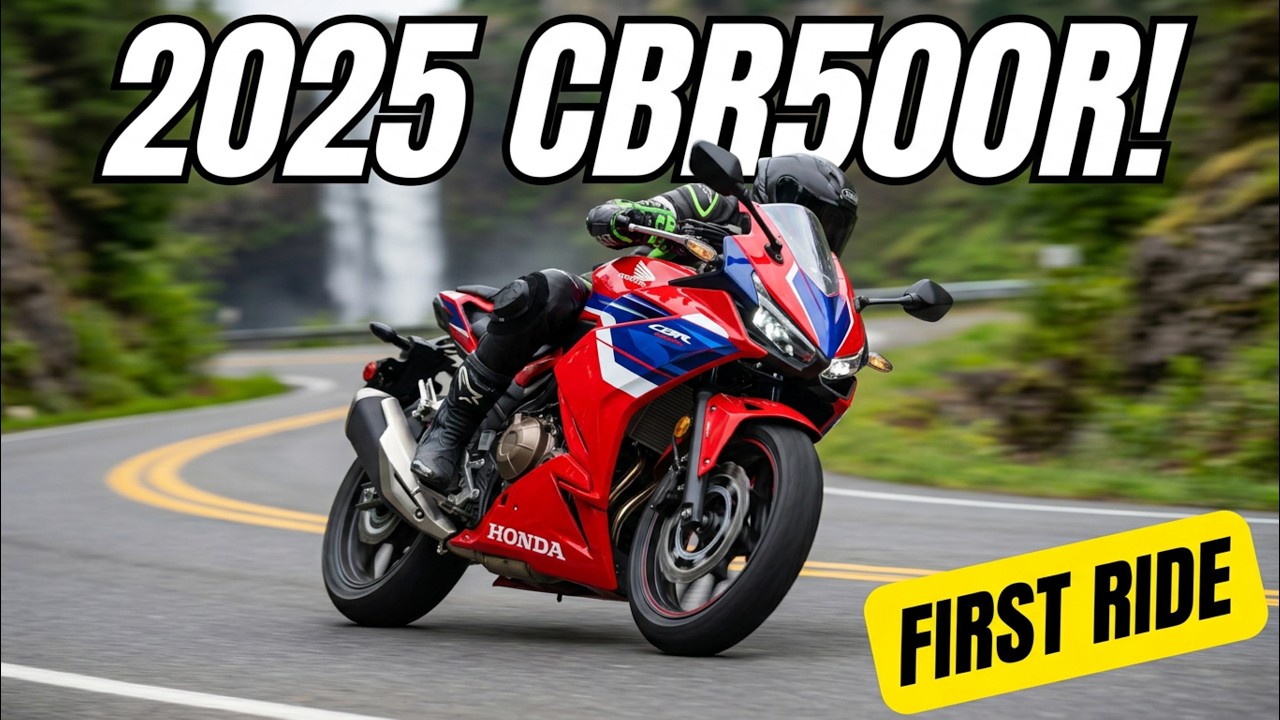 Первый тест-драйв и обзор мотоцикла Honda CBR500R 2025 года!