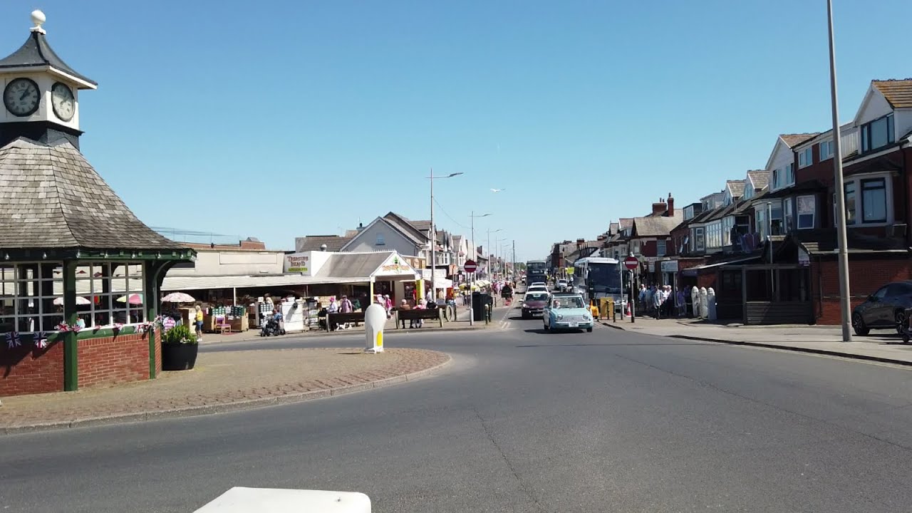 short walk though the small town of cleveleys 4 miles outside blackpool & weatherspoon nose inside