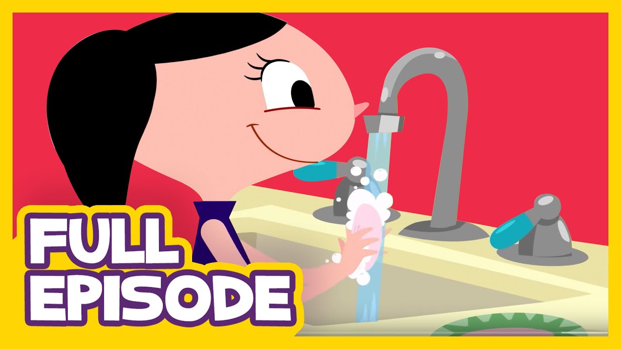 🟠 ONE HAND WASHES THE OTHER - Full Episode l Earth To Luna!