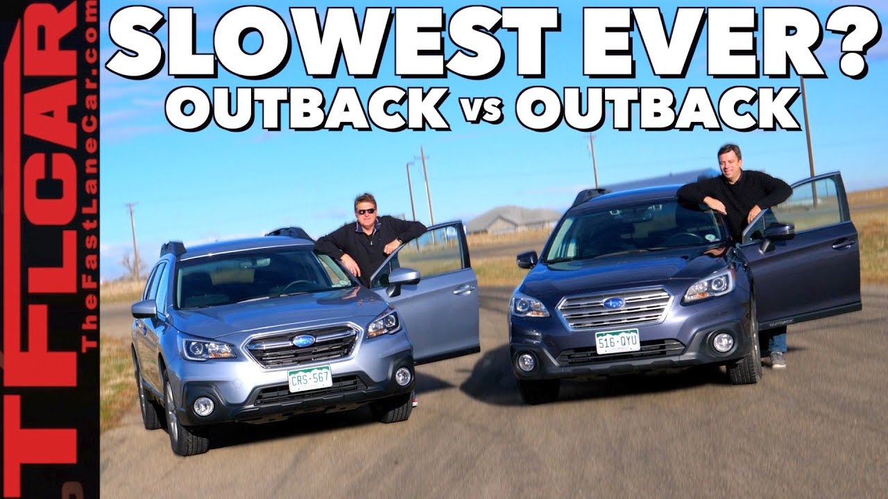 Old vs New Drag Race! You Won’t Believe How Slow the Subaru Outback is From 0-60 MPH