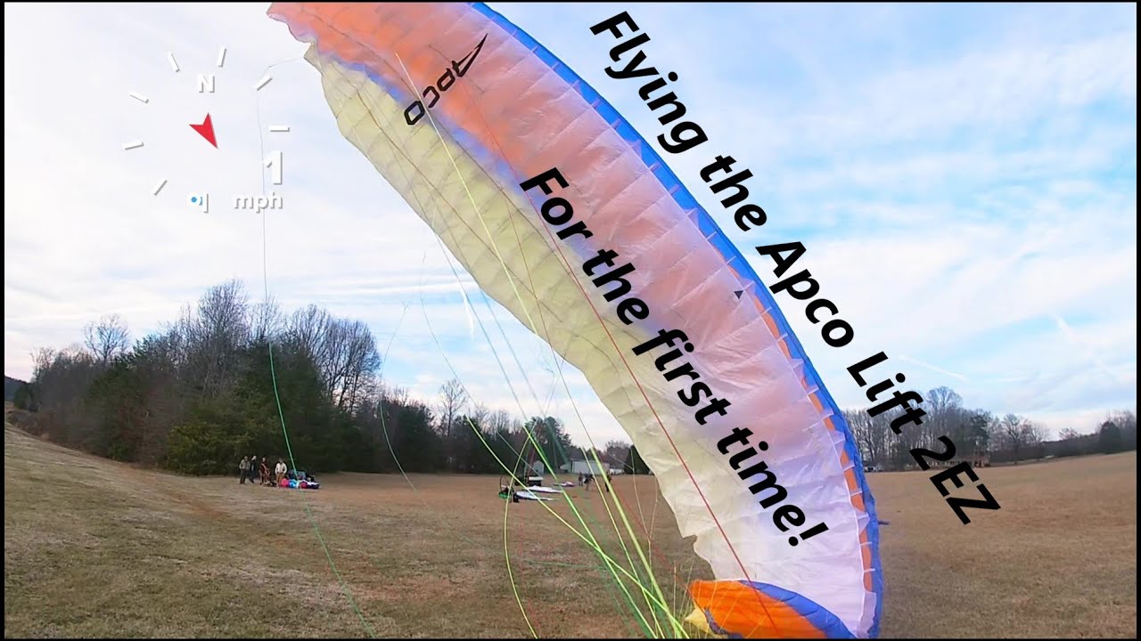 Flying the Apco Lift 2EZ with Mojo's Paramotor Flight School.