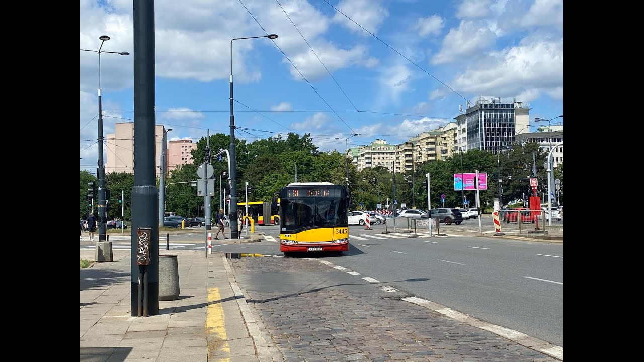 Przejazd linią Z23 [5445] z Okopowa do PKP Koło bo brakło pamięci jak zawsze 🤗