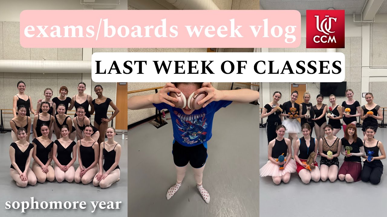 a week in the life of a ballet major at the university of cincinnati: ccm (vlog)