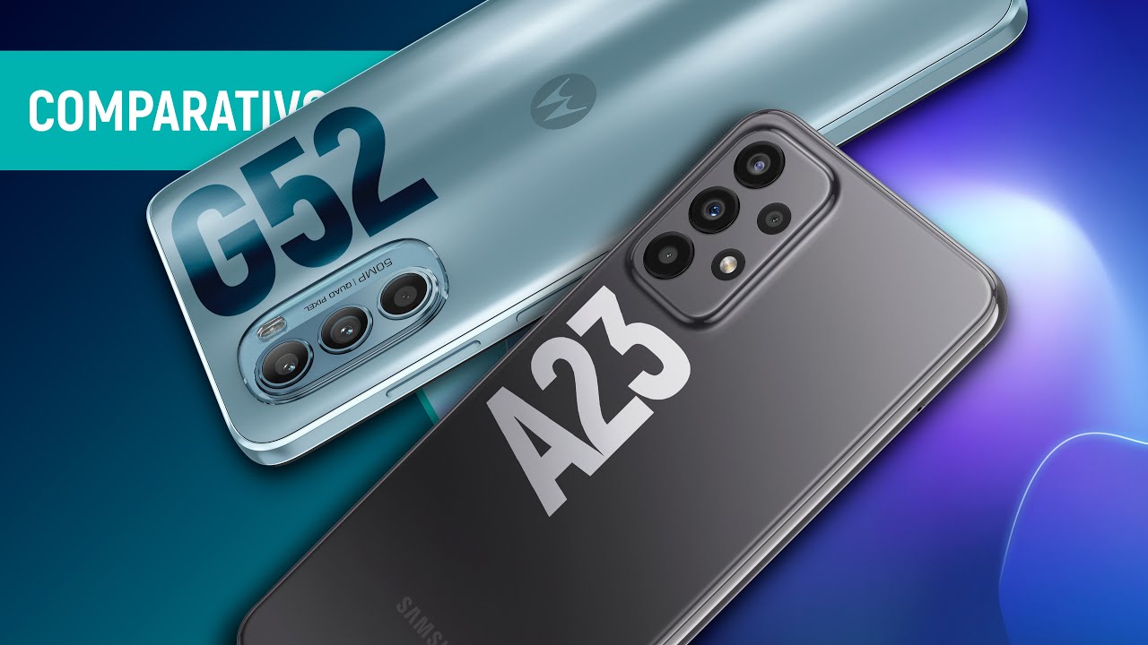 GALAXY A23 vs MOTO G52: qual mantém CUSTO-BENEFÍCIO com mais diferenciais? | Comparativo