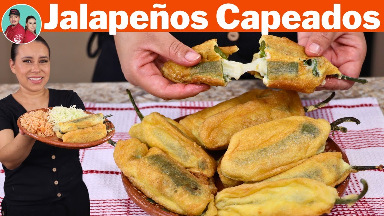 NUEVA Manera  para Hacer Jalapeños Capeados | Rellenos de Queso Super Faciles |