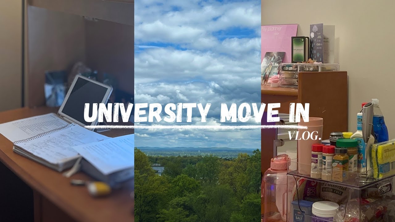 COLLEGE MOVE-IN VLOG♡ | Montclair State University | college tips, shopping, dorm tour & more!