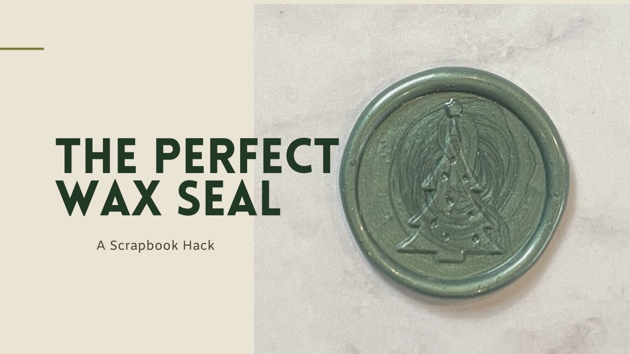 How to Make the Perfectly Rounded Wax Seal: A Card Hack
