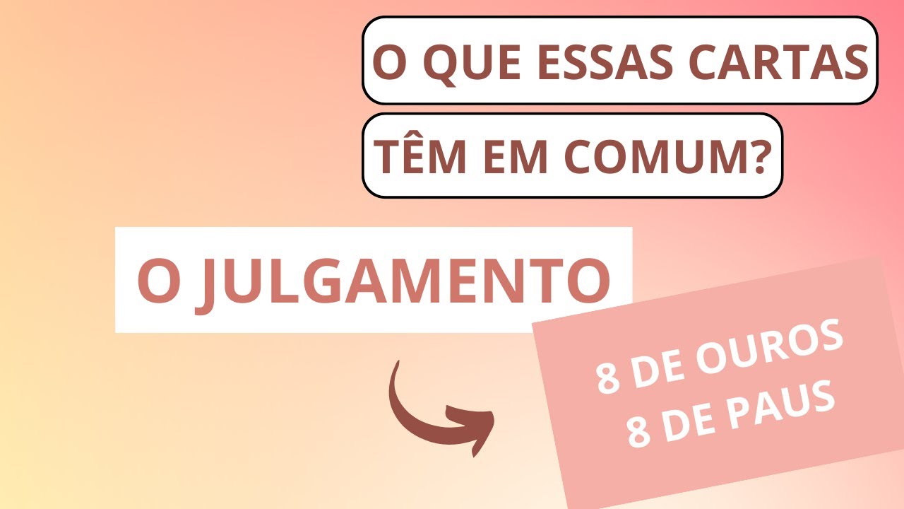 TARÔ: CINCO TIPOS DE CARTAS CÁRMICAS! Parte 5