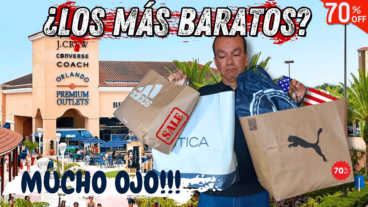 Los MEJORES Outlets de Orlando Para Comprar BARATO!