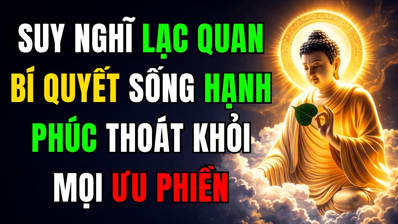 Suy Nghĩ Lạc Quan – Bí Quyết Sống Hạnh Phúc, Thoát Khỏi Mọi Ưu Phiền #LờiPhậtDạy #PhậtDạyTa