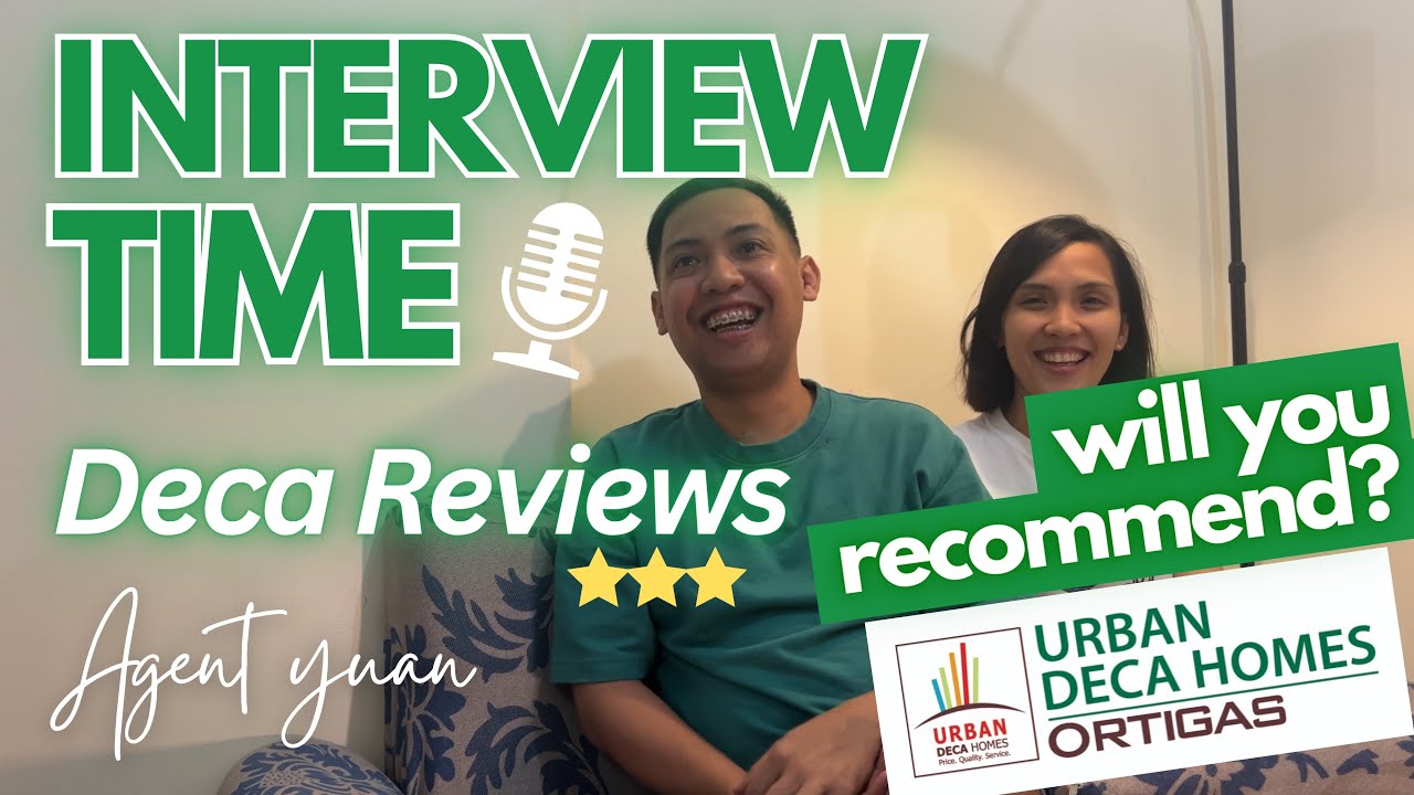 Urban Deca Homes Ortigas Reviews | Magkapatid na nag avail ng two units | Interview time |Agent Yuan