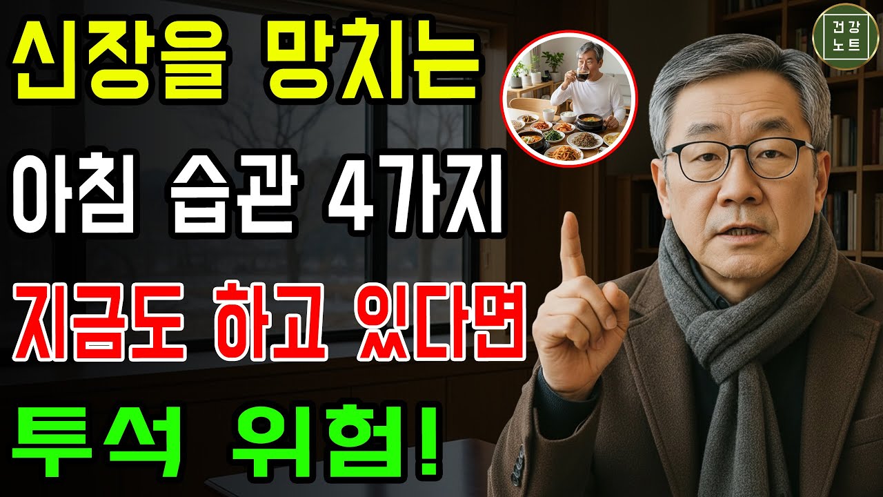 투석 위험을 키우는 아침습관 4가지! 신장을 지키려면 변화가 필요합니다 | 신장건강 | 투석예방 | 건강 정보