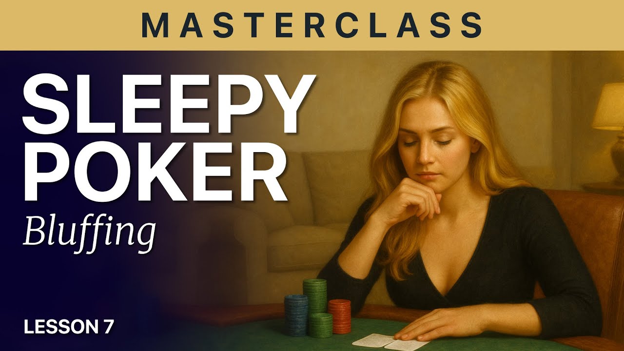 FALL ASLEEP to Poker: Hold'em Masterclass #7 — Bluffing & Semi-Bluffing
