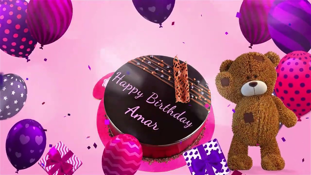 Happy Birthday Amar | Amar Happy Birthday Song