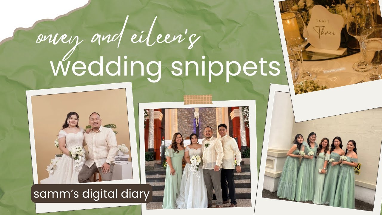 Oncey and Eileen's wedding snippets | January 16, 2026 | Sto Tomas, Batangas