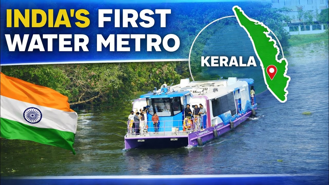 India’s First Water Metro #kochiwatermetro
