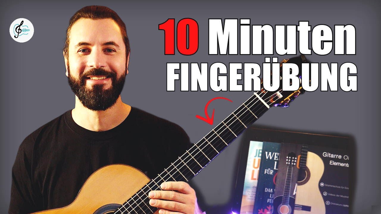 10-Minuten Fingerübung für Gitarre zum Mitspielen (+Gratis PDF)