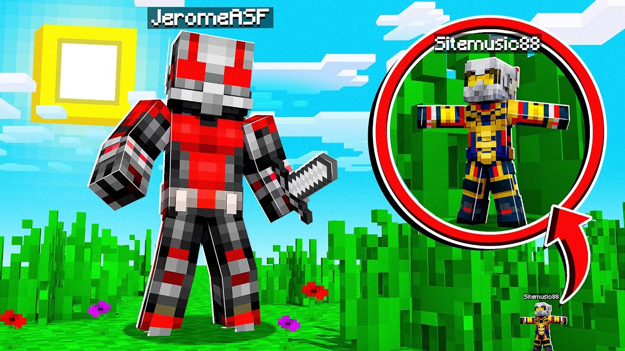 Playing As Antman In Minecraft Hide And Seek | JeromeASF