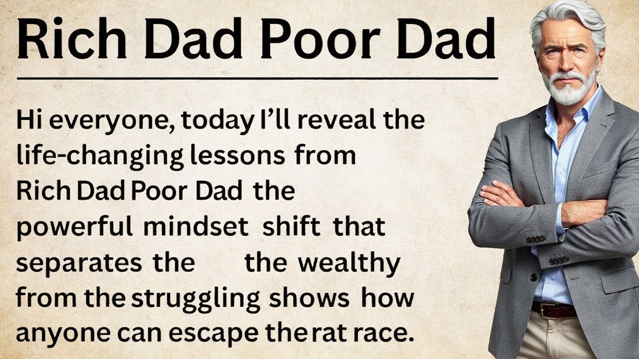 Rich Dad Poor Dad🔥| Learn English Through Story | Financial Secrets