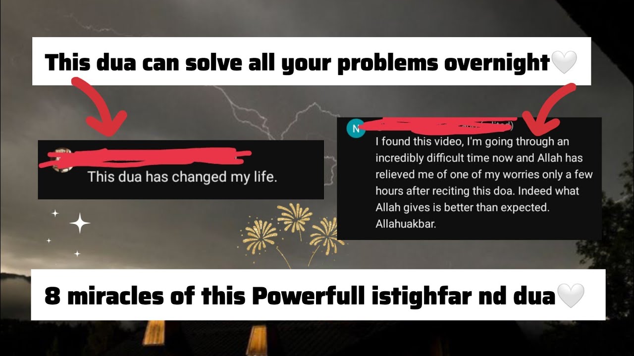 The 8 Successful miracles of this istighfar/Dua🤍 | This can solve all your problems overnight🤍