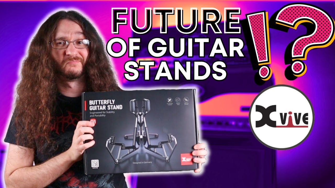 Unboxing + Review: Futuristic Guitar Stand - Xvive G1 Butterfly Guitar Stand
