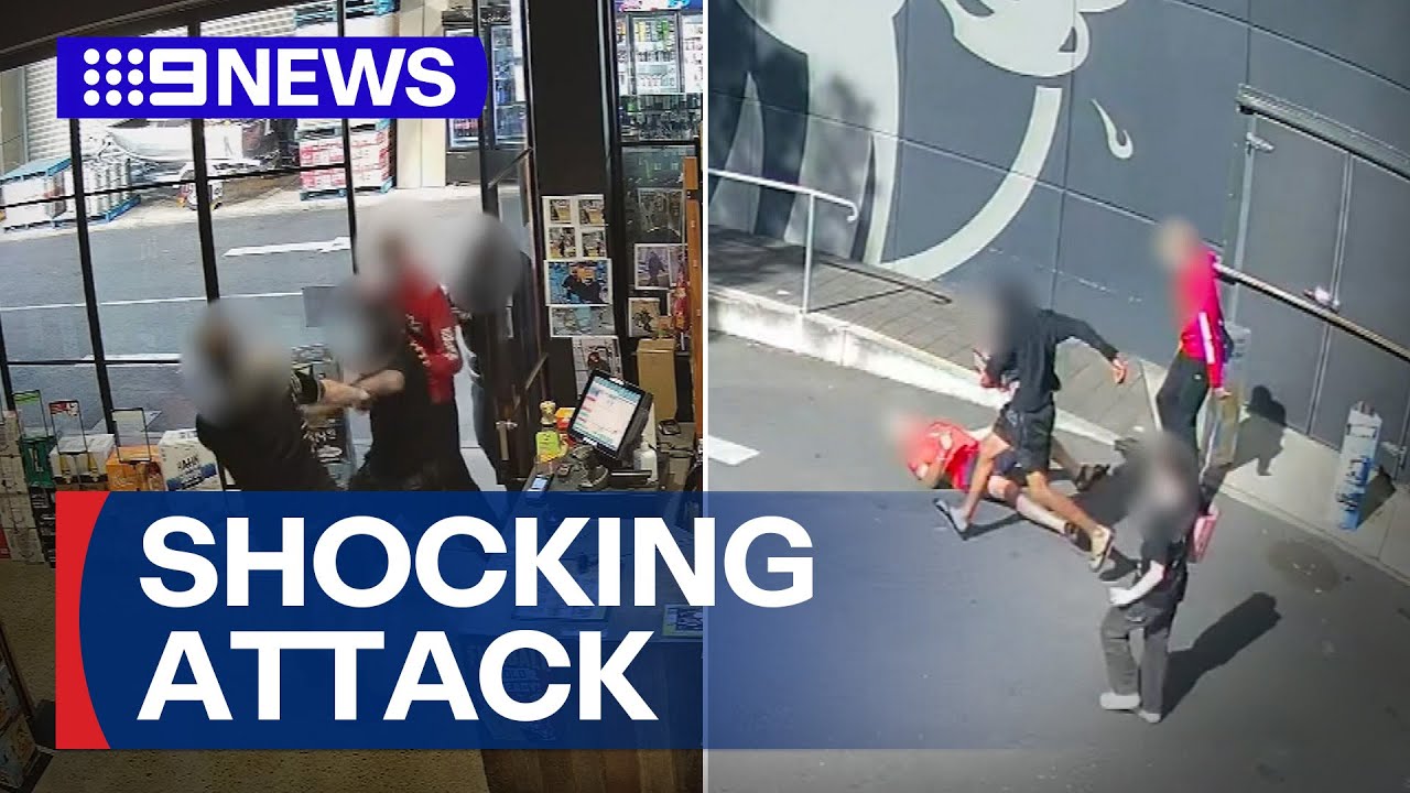 Bottle shop robbery turns violent in Adelaide | 9 News Australia