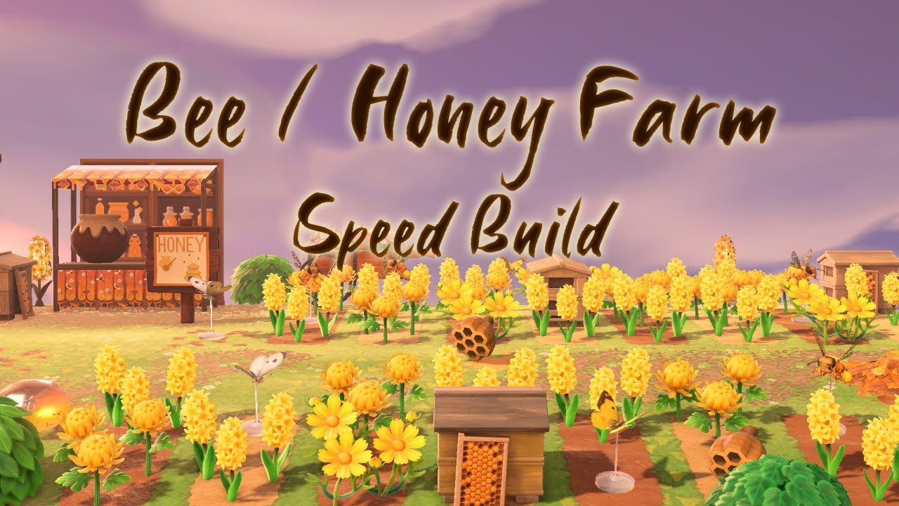Maple's Bee / Honey Farm Speed Build | Animal Crossing New Horizons