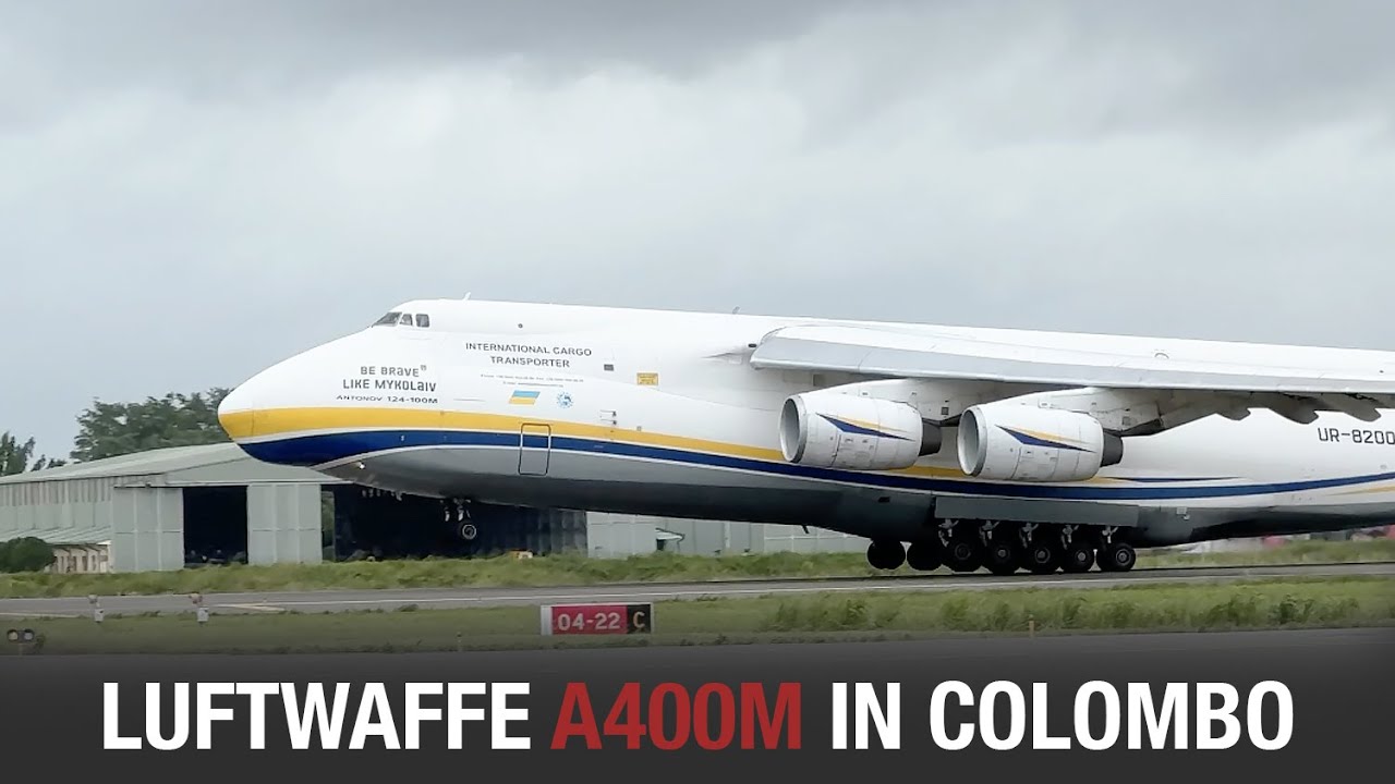 ANTONOV AN124 RUSLAN SMOKY TAKE OFF 🇷🇺🇺🇦 | a_plane_guy