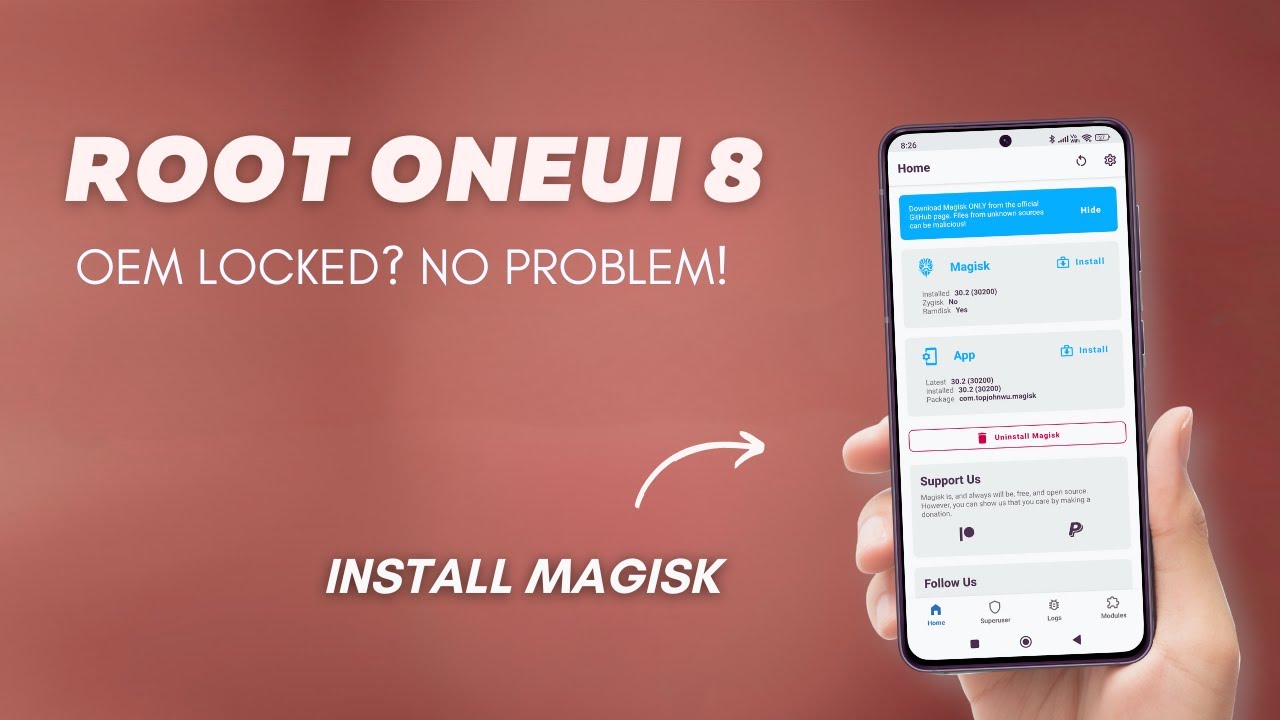 Как получить root-права на Samsung One UI 8 | Разблокировка загрузчика и установка Magisk (Androi...