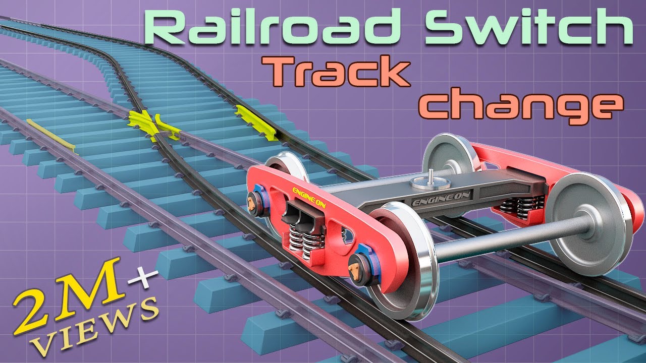 How Does Train Change Track | Railway Crossing