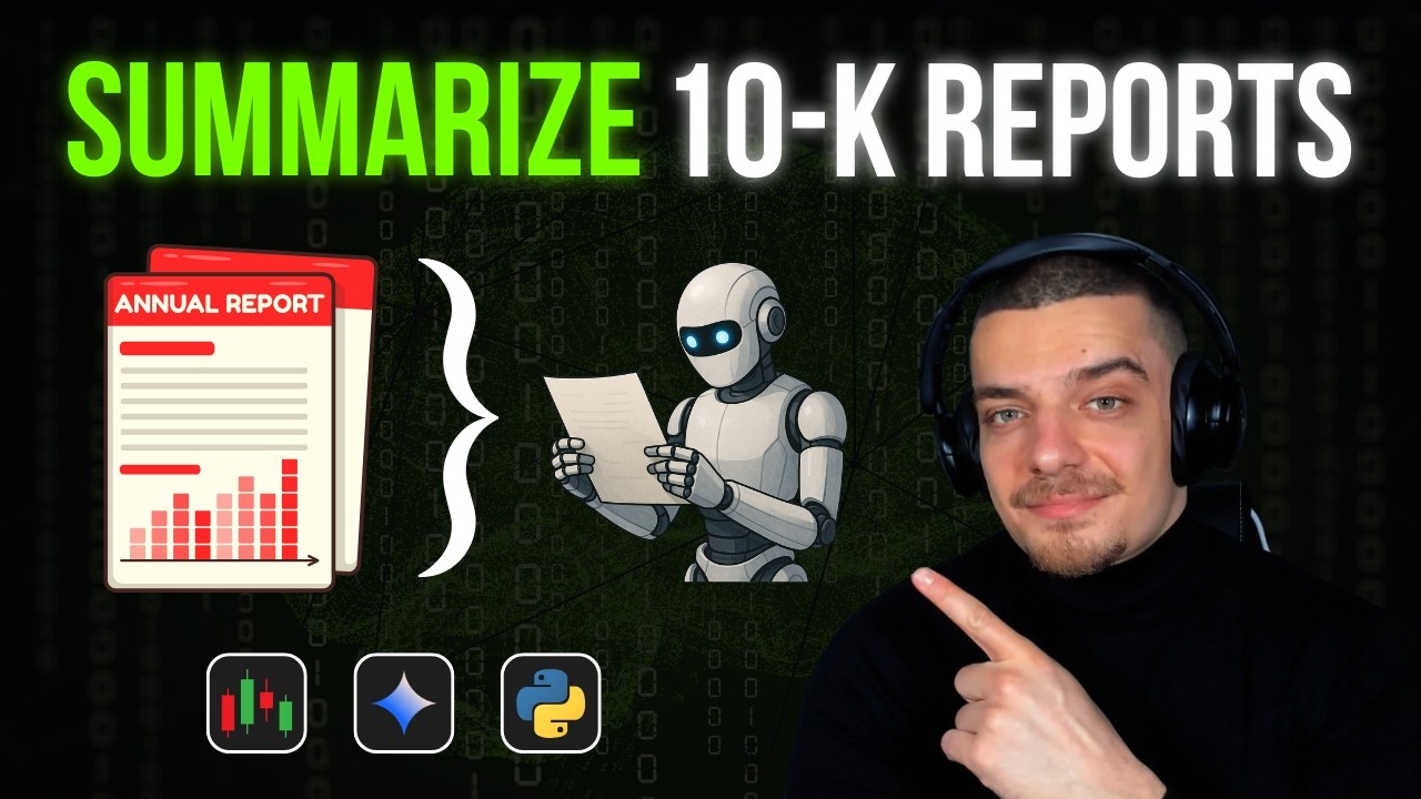 Summarize Annual Reports in Python (10-K, Financial Documents)