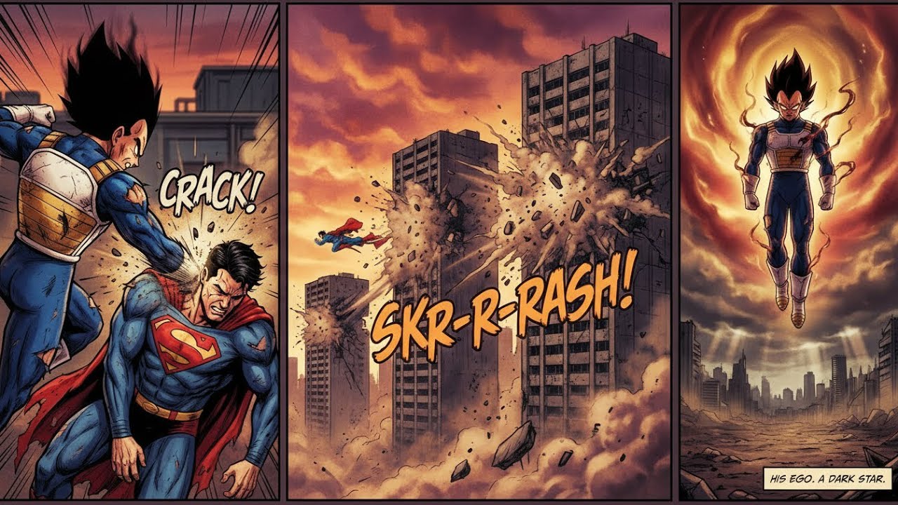 What If Vegeta Landed in the DC Universe