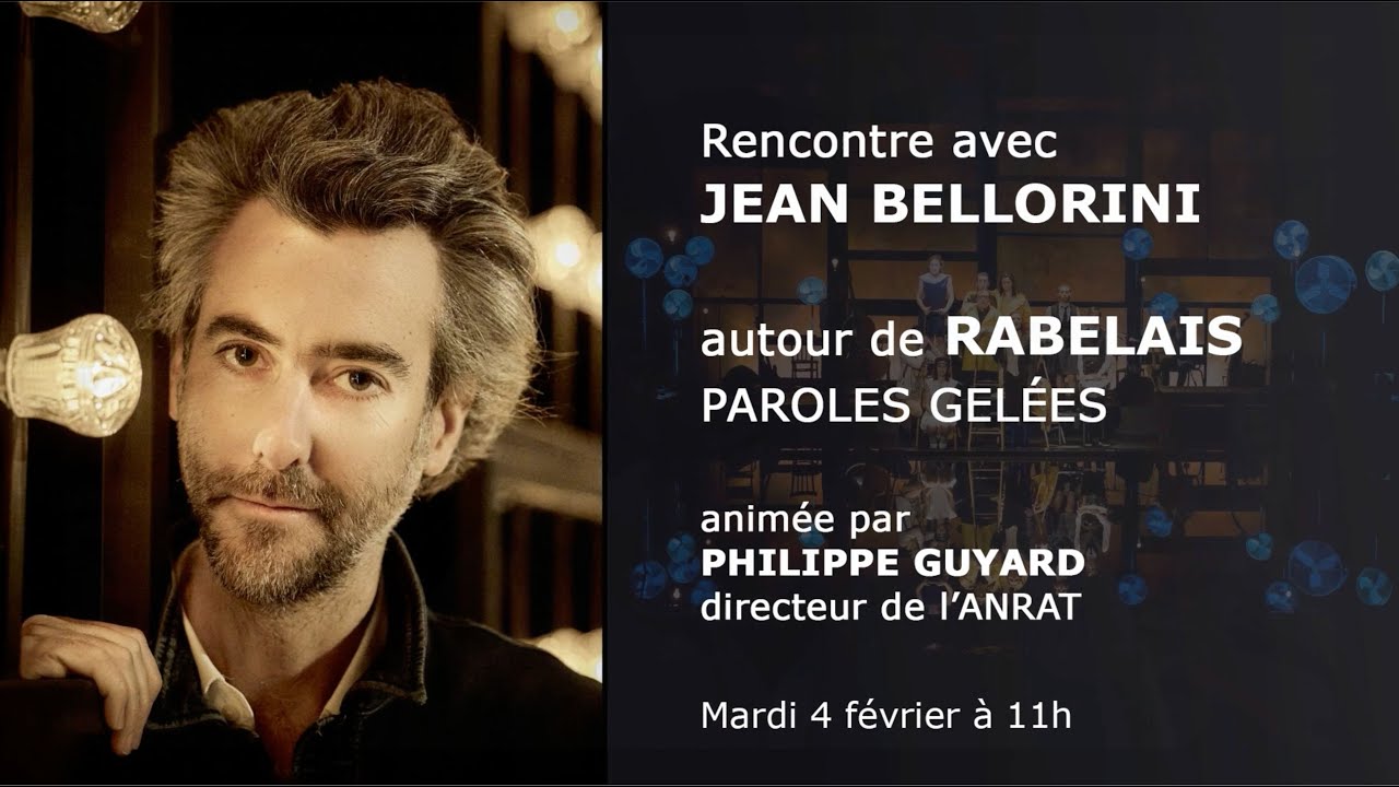 Rencontre avec Jean Bellorini autour de sa mise en scène de Paroles gelées