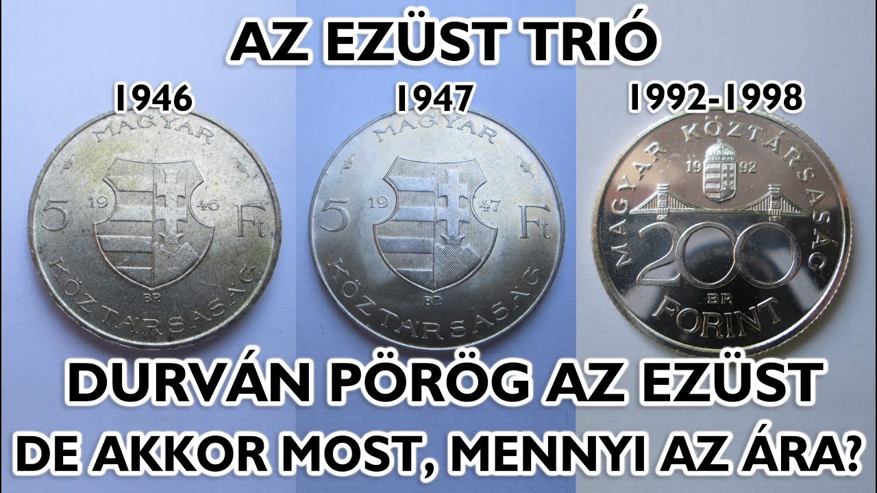 Mennyit ér? - Az ezüst trió! Durván pörög az ezüst! - 2026.01.15 - #FN032 - Numiz Portál Numizmatika