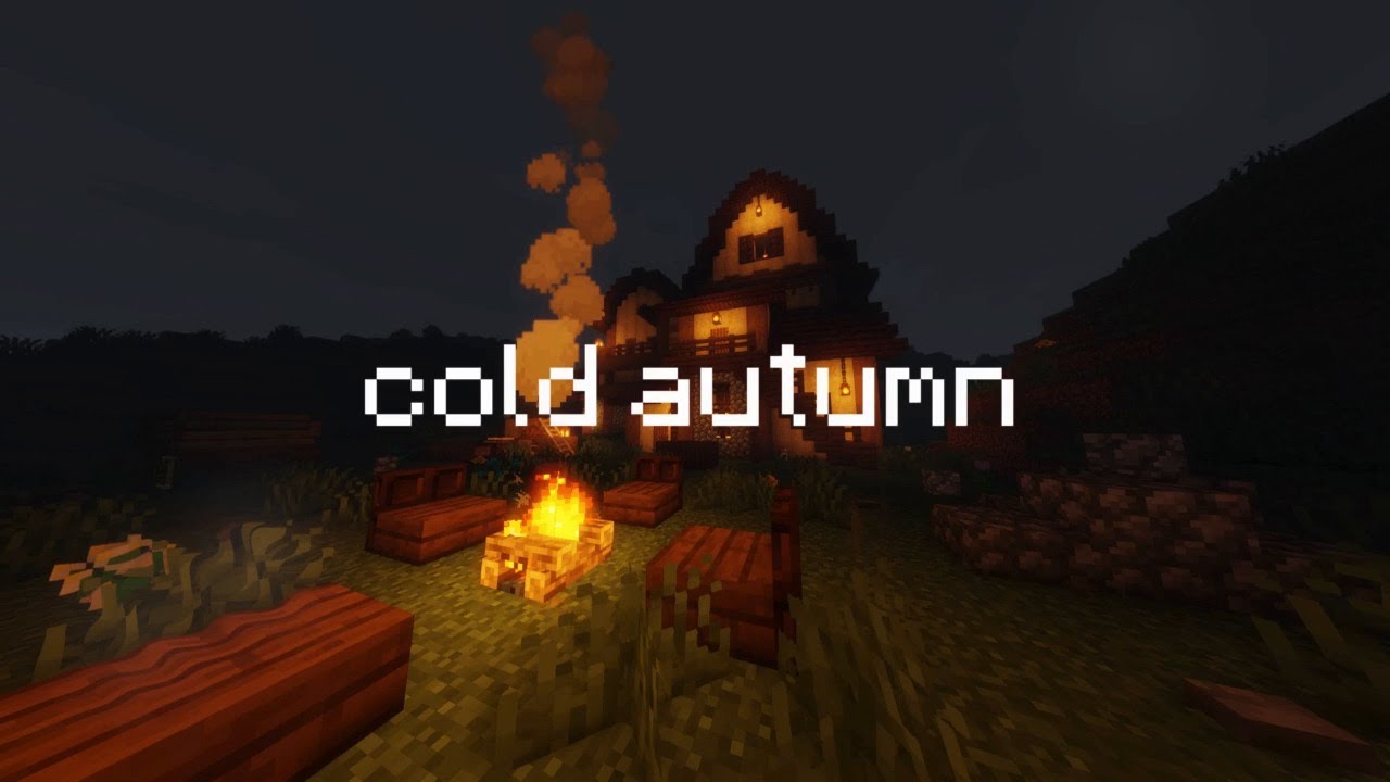 1 Hour of Minecraft C418 Music & Cozy Campfire Ambience | Dreaming in Blocks