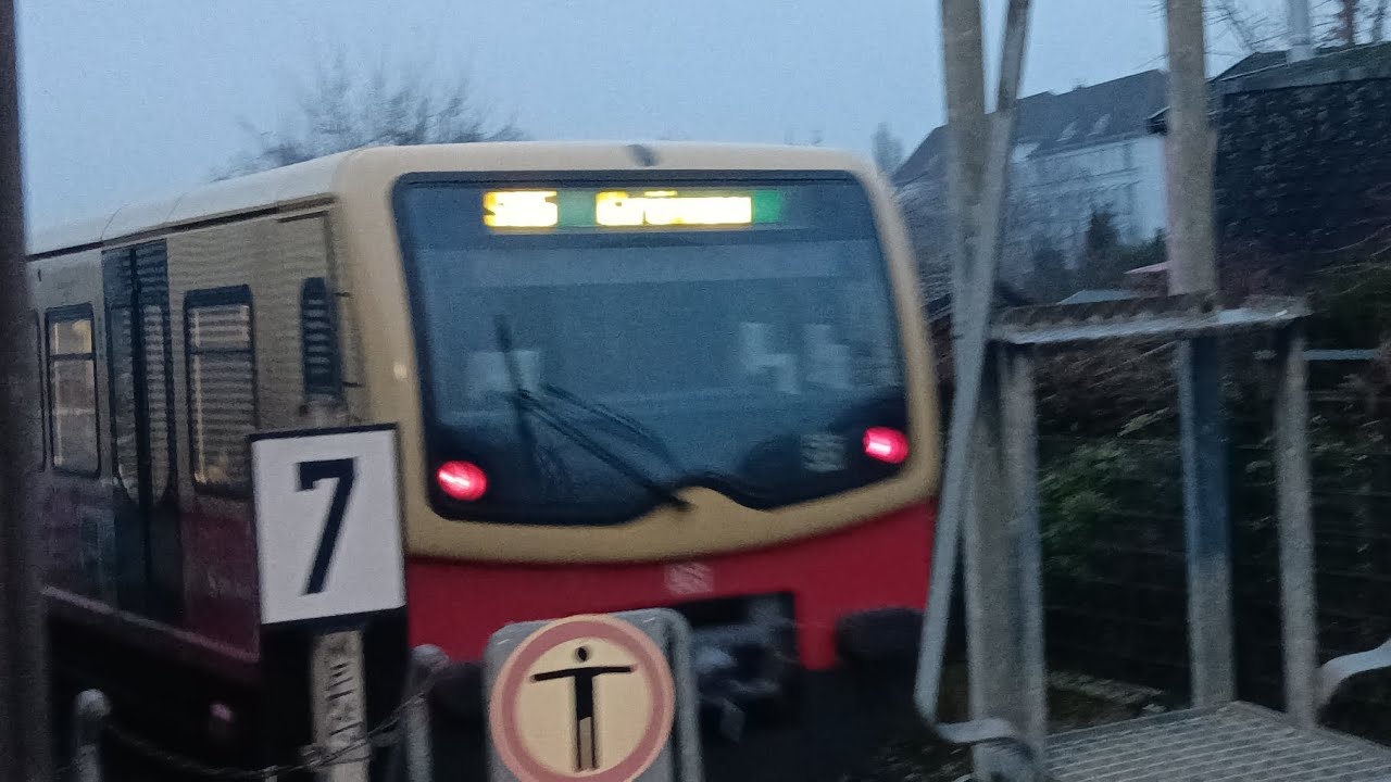 Mitfahrt der S85 Von Bornholmer Straße nach Waidmannslust mit Der 150 Jahre Ringbahn Br 481