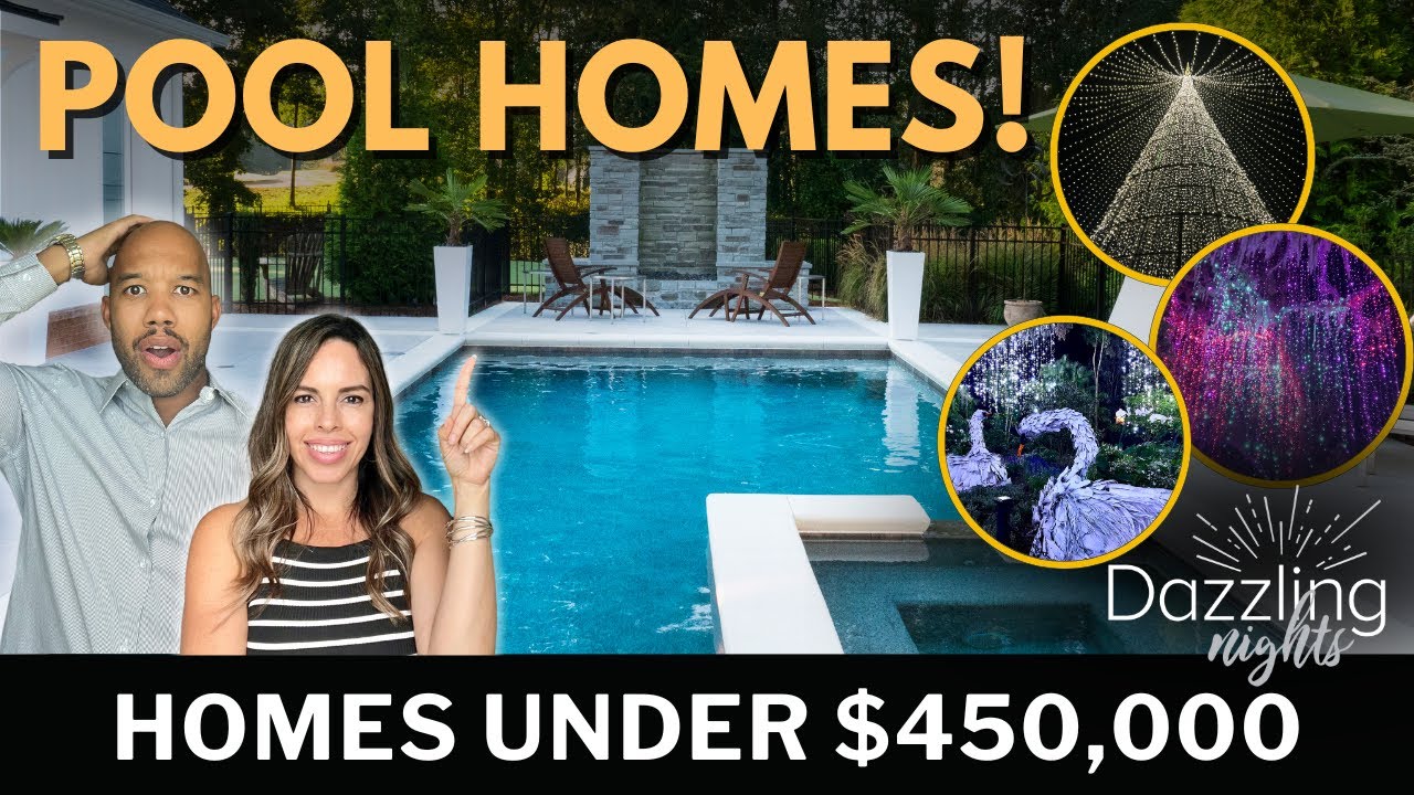 Inside 3 Florida Pool Homes For Under $450,000! & The Ultimate Christmas Lights Experience!