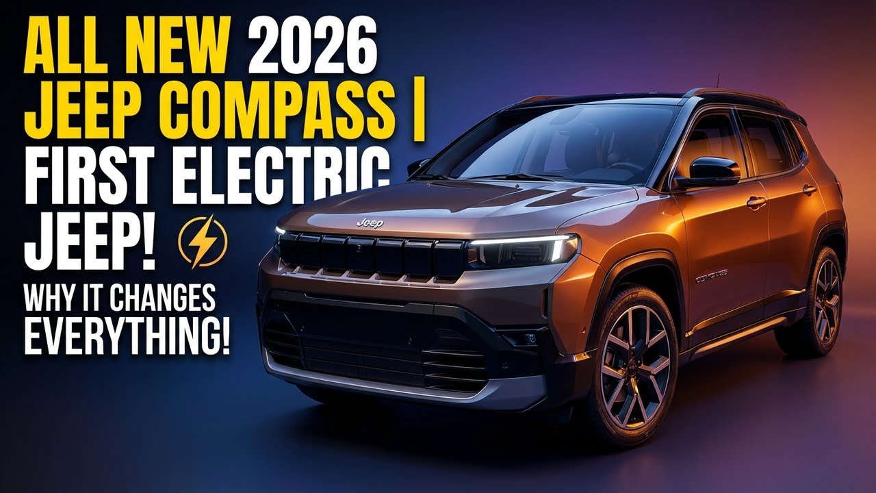 ALL NEW 2026 Jeep Compass | First Electric Jeep | Full Tour