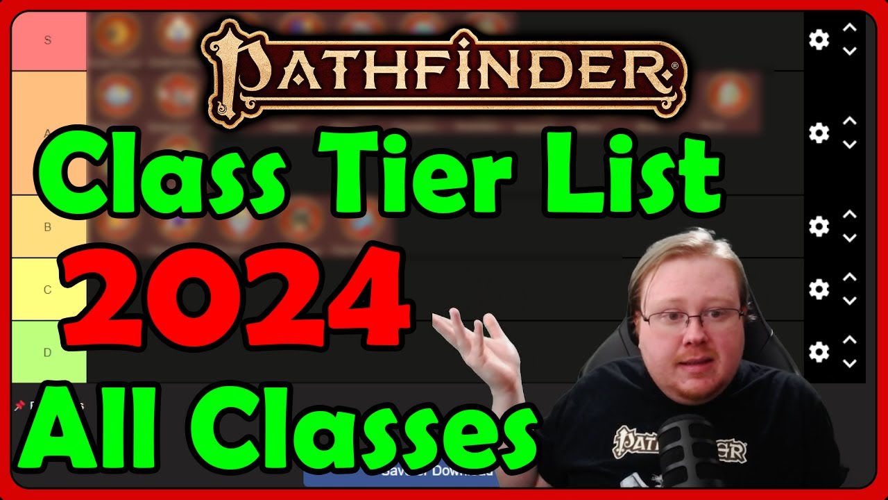 Pathfinder 2e Class Tier List 2024 Post Remaster All Classes 1