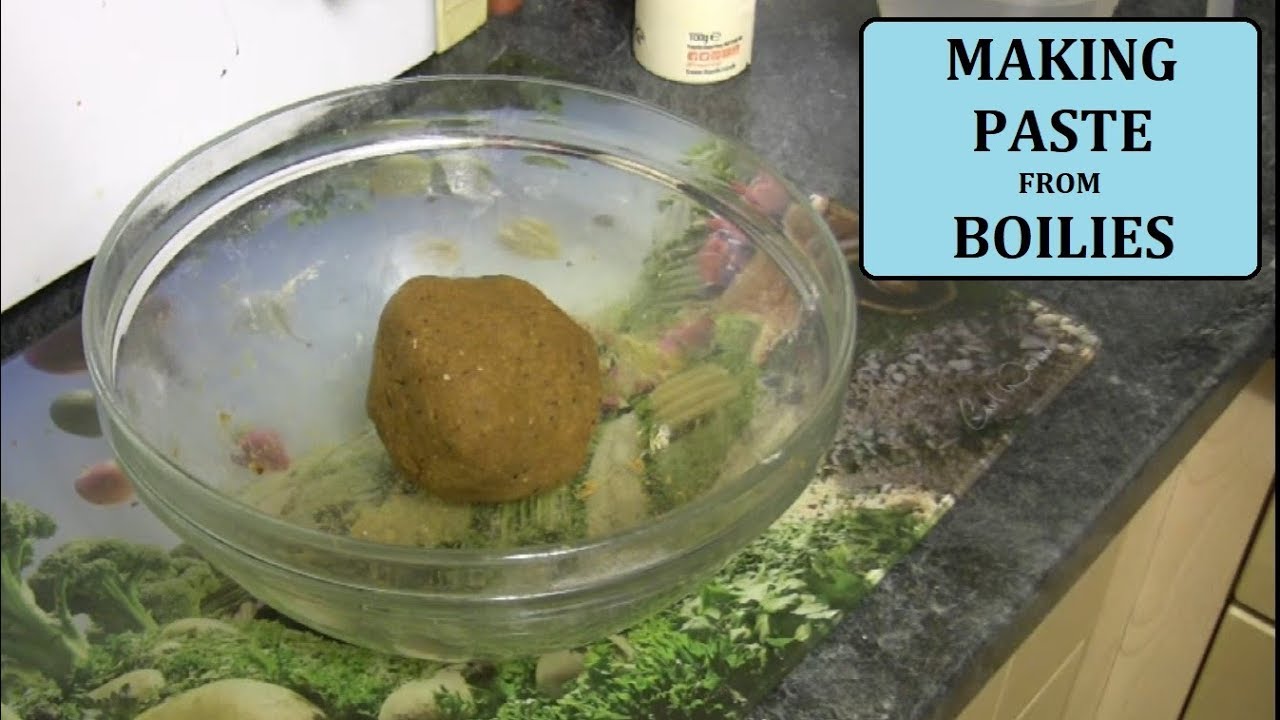 How I Make Paste From Boilies - For Paste Wrapping (Dissolving) & Hookable - 25/1/18 (Video 61)