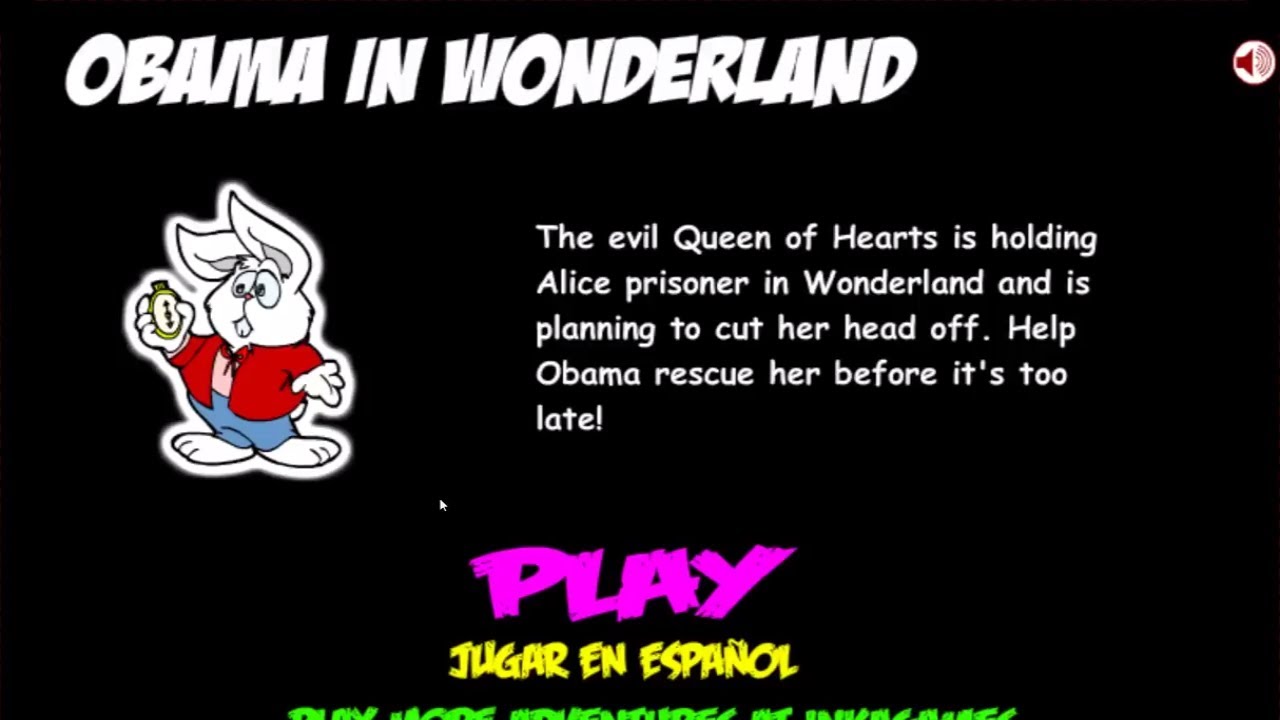 Obama in Wonderland | InkaGames | Walkthrough