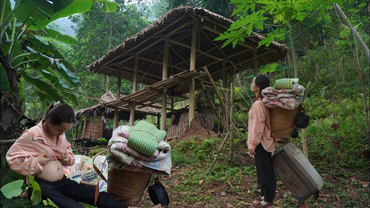 17-Year-Old Single Mom Renovates Abandoned House, Gardening, and Living Alone - Triệu Thị NaNa