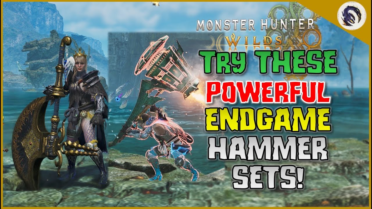 Hammer CRUSHES SKULLS With EASE in MH Wilds!! [HR40+ Set Guide]