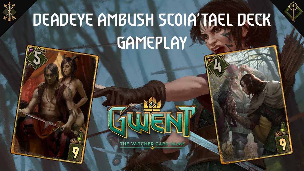 |Gwent| Scoia'tael Deadeye Ambush Deck |Gameplay|