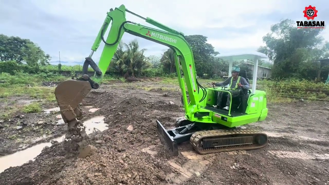 Actual Burn Testing Performance of Backhoe Mitsubishi MM30 | Tabasan Rebuilders Corp.